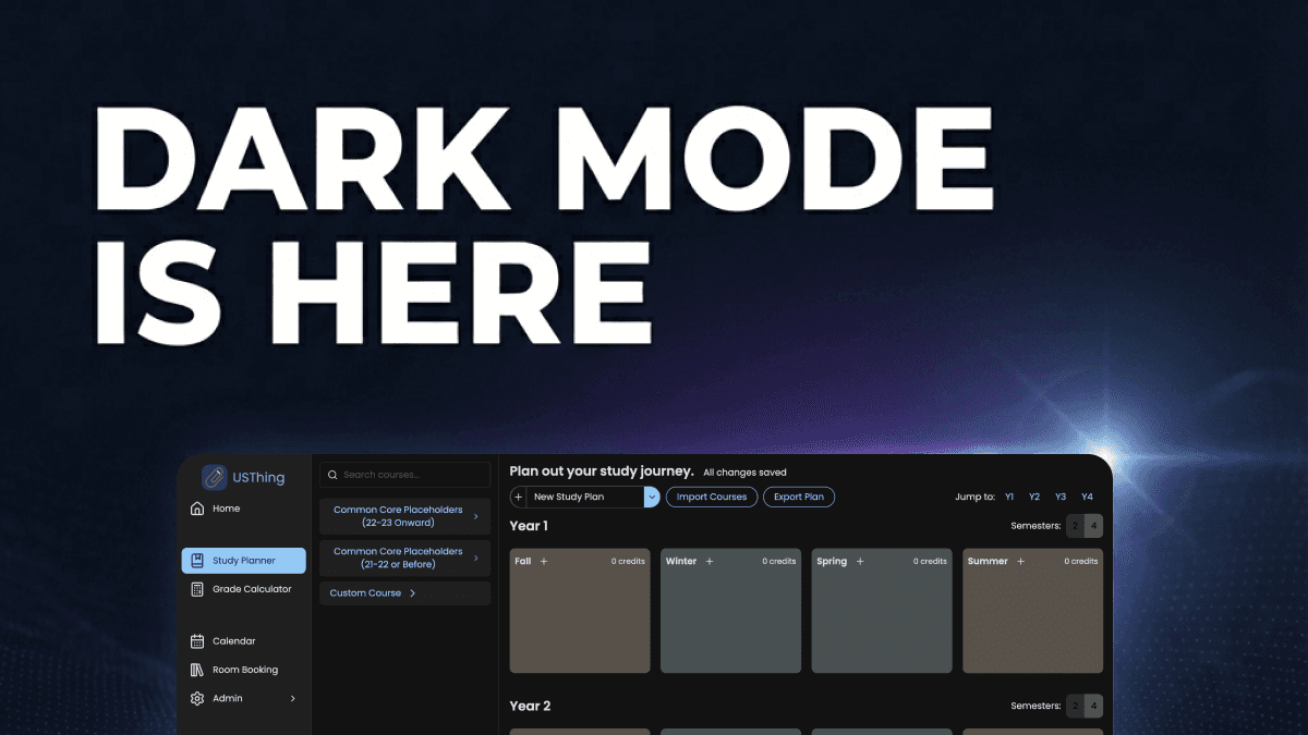 Dark Mode at Dashboard