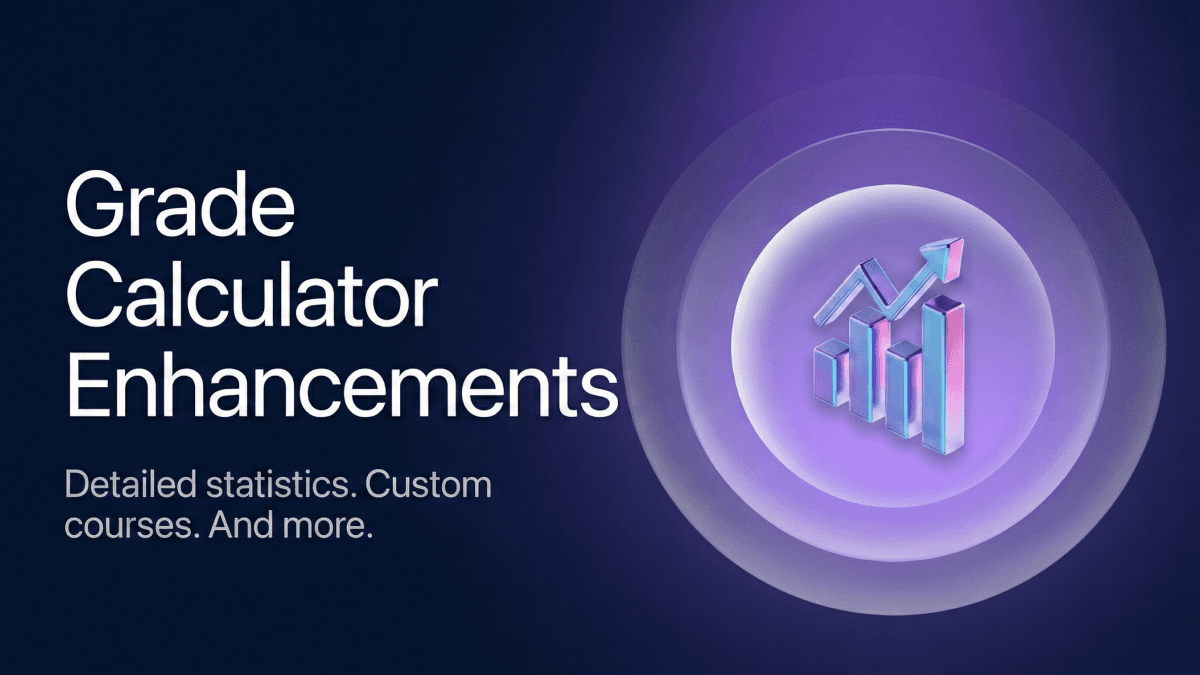 Grade Calculator Enhancements